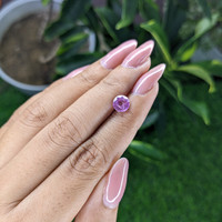 1.38 Ct. Purplish Pink Sapphire from Tanzania Life Style