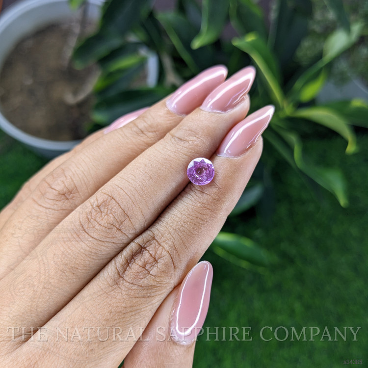 1.38 Ct. Purplish Pink Sapphire from Tanzania