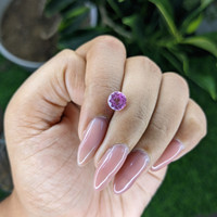 1.38 Ct. Purplish Pink Sapphire from Tanzania Life Style