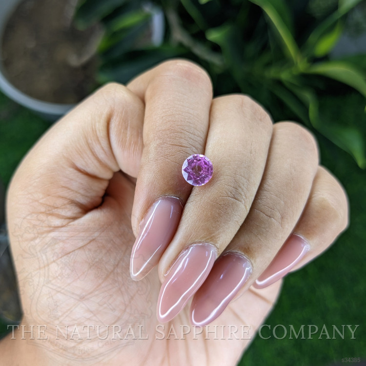 1.38 Ct. Purplish Pink Sapphire from Tanzania