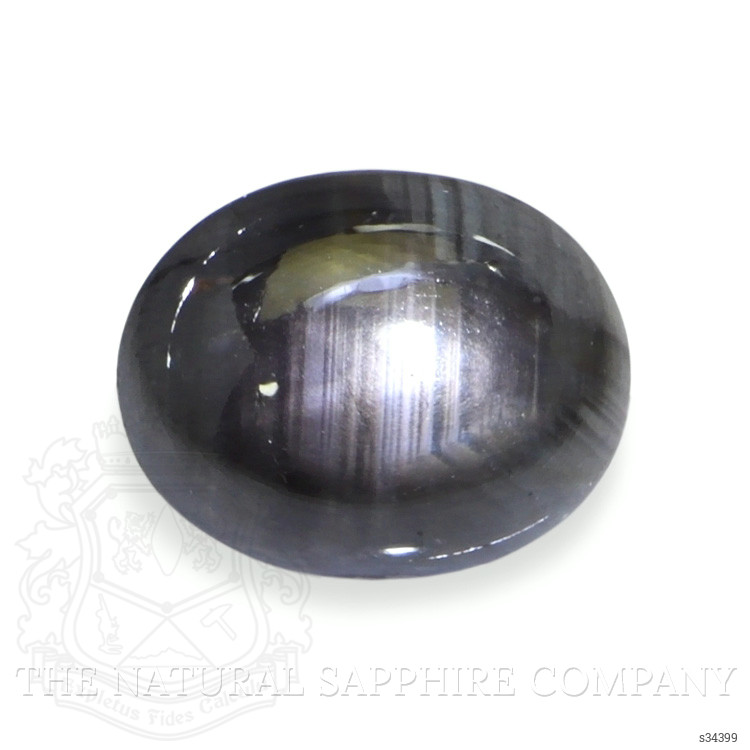 2.28 Ct. Black Star Sapphire from Ceylon (Sri Lanka)