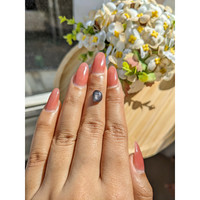 2.28 Ct. Black Star Sapphire from Ceylon (Sri Lanka) Life Style