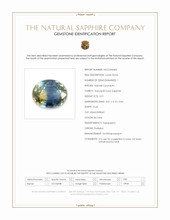 0.51 Ct. Bi Color Sapphire from Thailand Scan Report