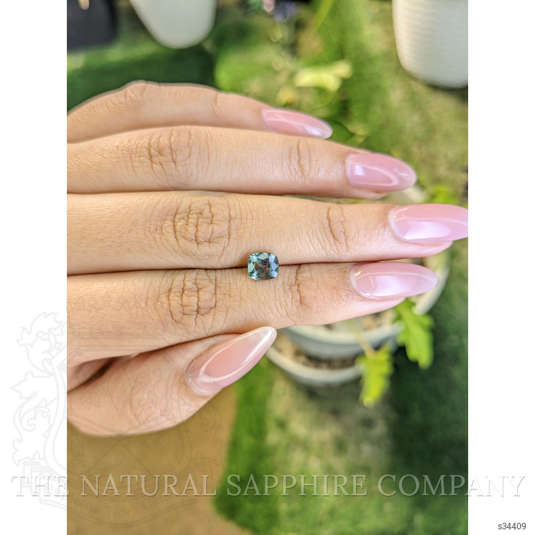 1.09 Ct. Green Sapphire from Ceylon (Sri Lanka)