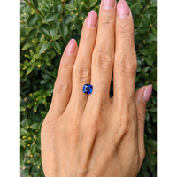 2.70 Ct. Blue Sapphire from Madagascar Life Style