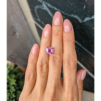 3.08 Ct. Pink Sapphire from Ceylon (Sri Lanka) Life Style