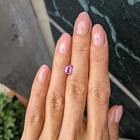 1.10 Ct. Pink Sapphire from Ceylon (Sri Lanka) Life Style