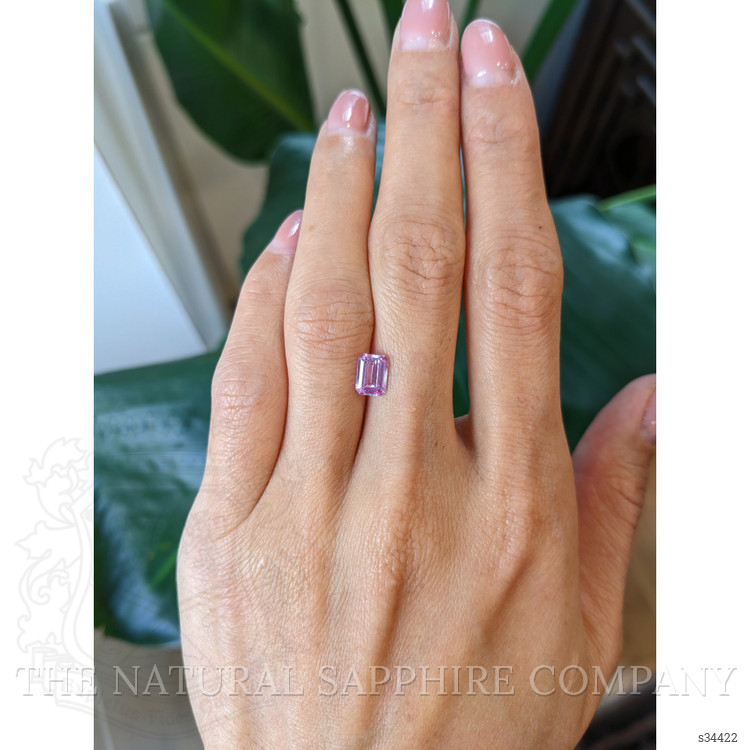 1.28 Ct. Purplish Pink Sapphire from Ceylon (Sri Lanka)