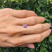 1.28 Ct. Purplish Pink Sapphire from Ceylon (Sri Lanka) Life Style