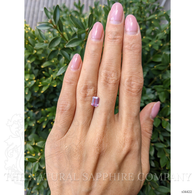 1.28 Ct. Purplish Pink Sapphire from Ceylon (Sri Lanka)