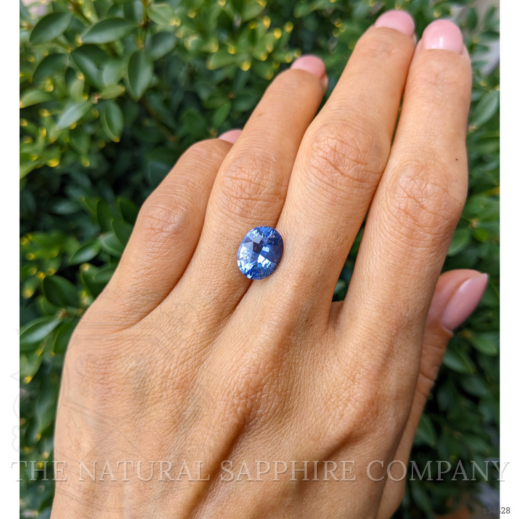 4.04 Ct. Blue Sapphire from Ceylon (Sri Lanka)