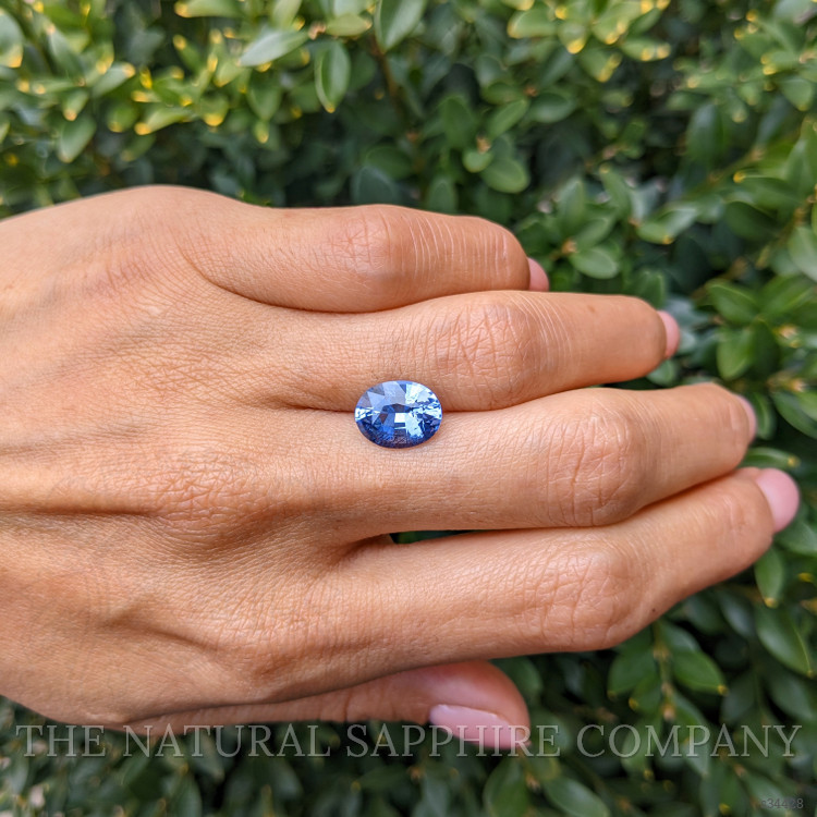 4.04 Ct. Blue Sapphire from Ceylon (Sri Lanka)