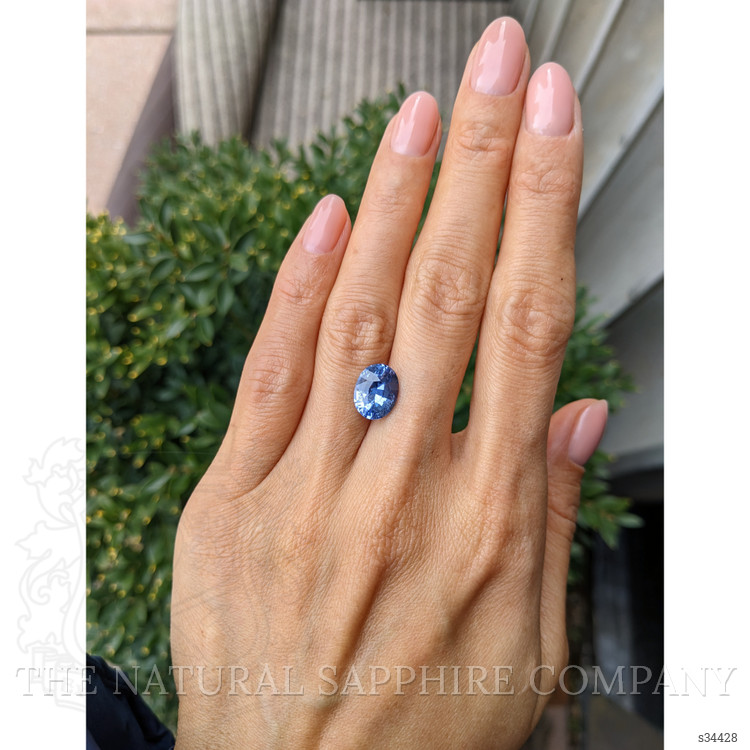 4.04 Ct. Blue Sapphire from Ceylon (Sri Lanka)