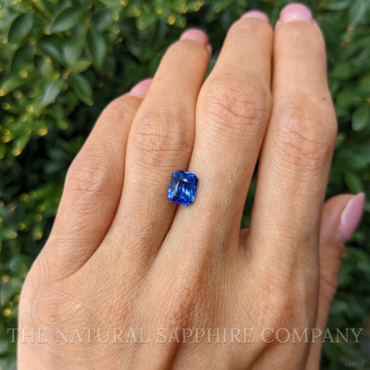2.02 Ct. Blue Sapphire from Ceylon (Sri Lanka)