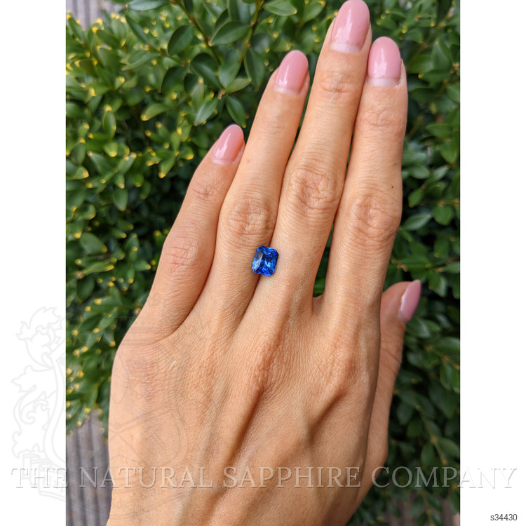 2.02 Ct. Blue Sapphire from Ceylon (Sri Lanka)