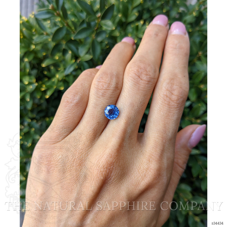 2.27 Ct. Blue Sapphire from Ceylon (Sri Lanka)