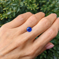 2.08 Ct. Blue Sapphire from Ceylon (Sri Lanka) Life Style
