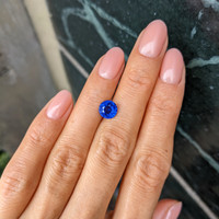 2.08 Ct. Blue Sapphire from Ceylon (Sri Lanka) Life Style