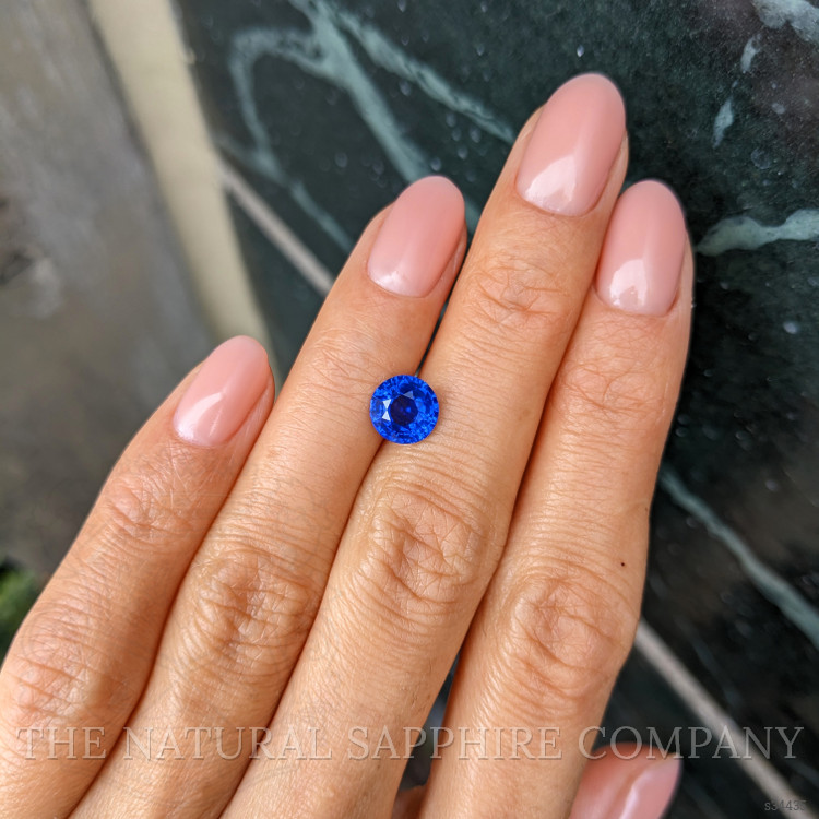 2.08 Ct. Blue Sapphire from Ceylon (Sri Lanka)