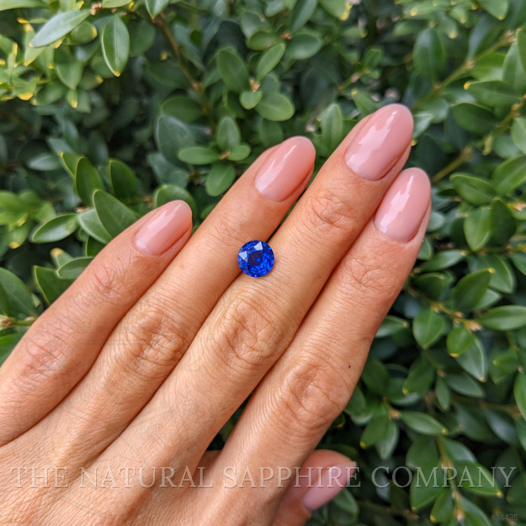 2.08 Ct. Blue Sapphire from Ceylon (Sri Lanka)
