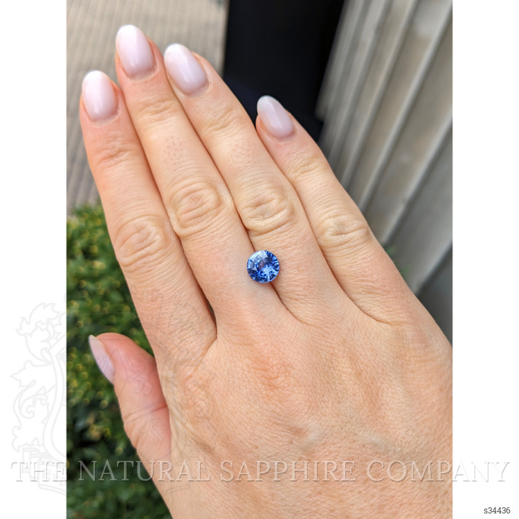 2.55 Ct. Blue Sapphire from Ceylon (Sri Lanka)