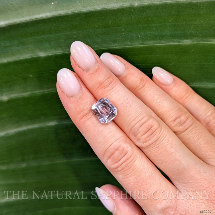 7.55 Ct. Peach Sapphire from Ceylon (Sri Lanka)