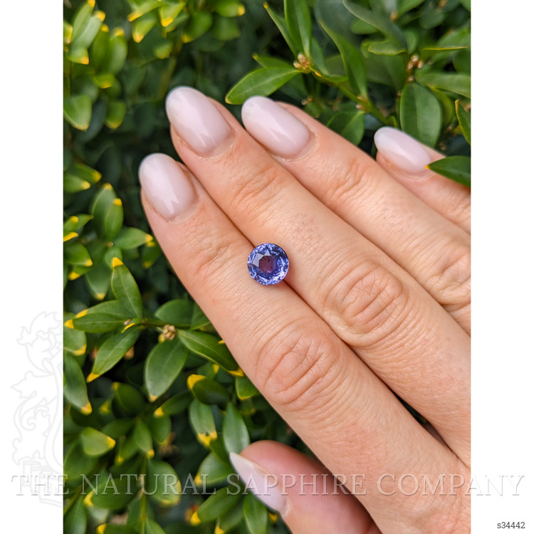 2.99 Ct. Bluish Purple Sapphire from Ceylon (Sri Lanka)