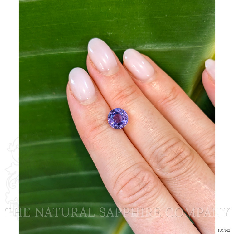 2.99 Ct. Bluish Purple Sapphire from Ceylon (Sri Lanka)