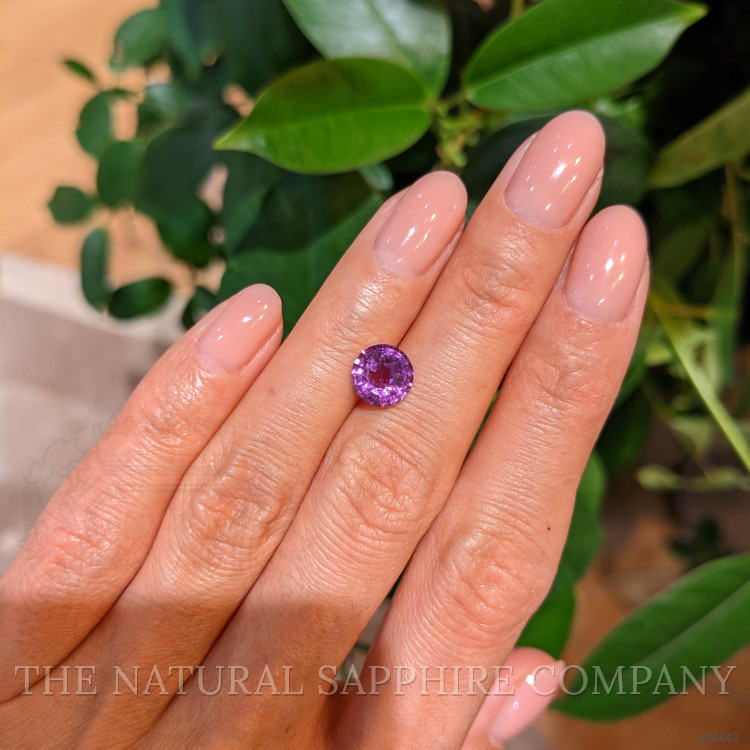 2.26 Ct. Purplish Pink Sapphire from Ceylon (Sri Lanka)