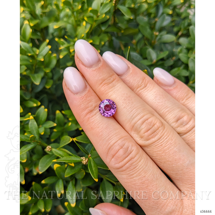 3.07 Ct. Purplish Pink Sapphire from Ceylon (Sri Lanka)