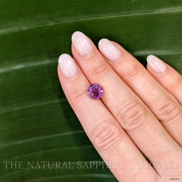 3.07 Ct. Purplish Pink Sapphire from Ceylon (Sri Lanka)