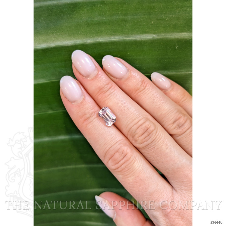 3.43 Ct. Peach Sapphire from Ceylon (Sri Lanka)