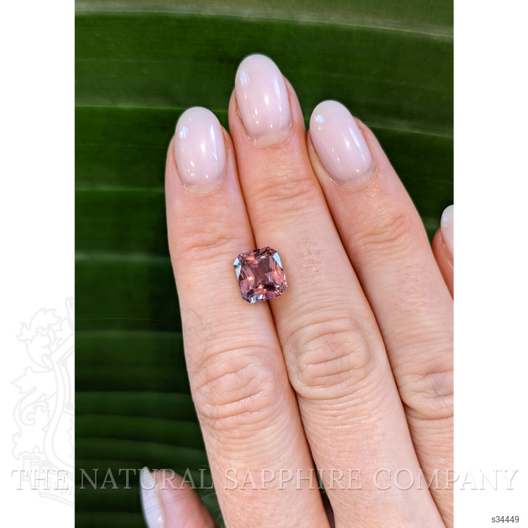 3.60 Ct. Orangish Brown Sapphire from Ceylon (Sri Lanka)