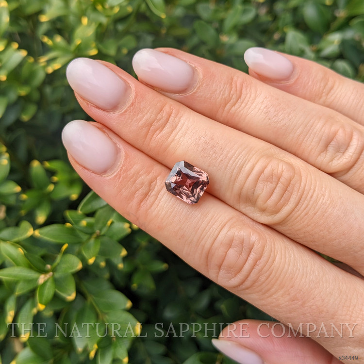 3.60 Ct. Orangish Brown Sapphire from Ceylon (Sri Lanka)
