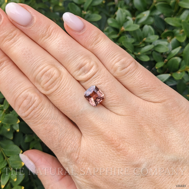 3.60 Ct. Orangish Brown Sapphire from Ceylon (Sri Lanka)