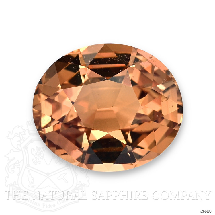 3.52 Ct. Orangish Brown Sapphire from Ceylon (Sri Lanka)