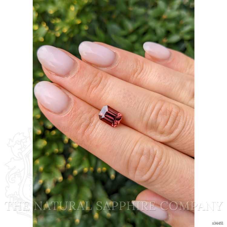 2.08 Ct. Reddish Pink Sapphire from Ceylon (Sri Lanka)