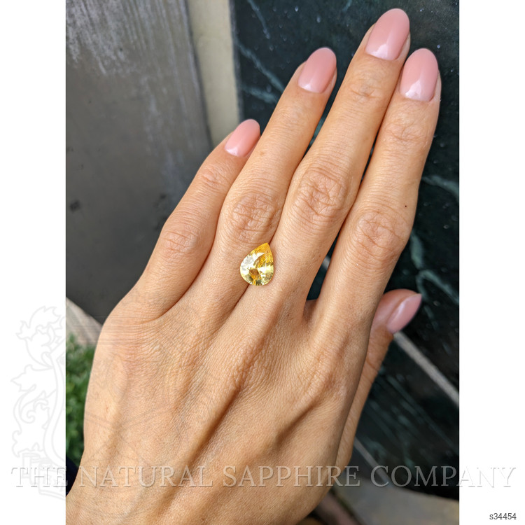 3.57 Ct. Yellow Sapphire from Ceylon (Sri Lanka)