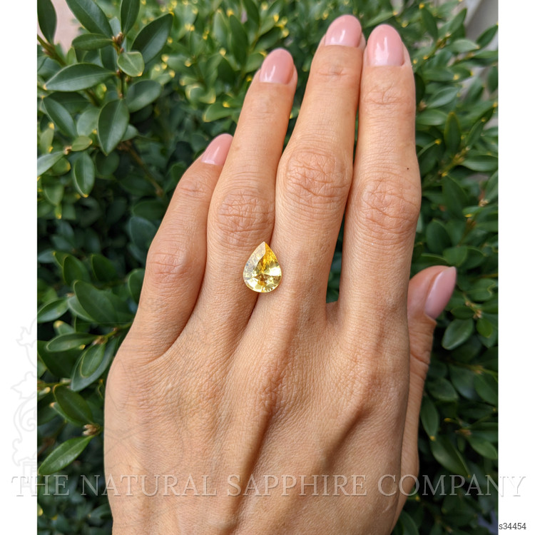 3.57 Ct. Yellow Sapphire from Ceylon (Sri Lanka)