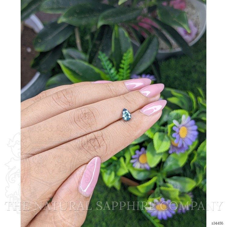 0.93 Ct. Bluish Green Sapphire from Madagascar