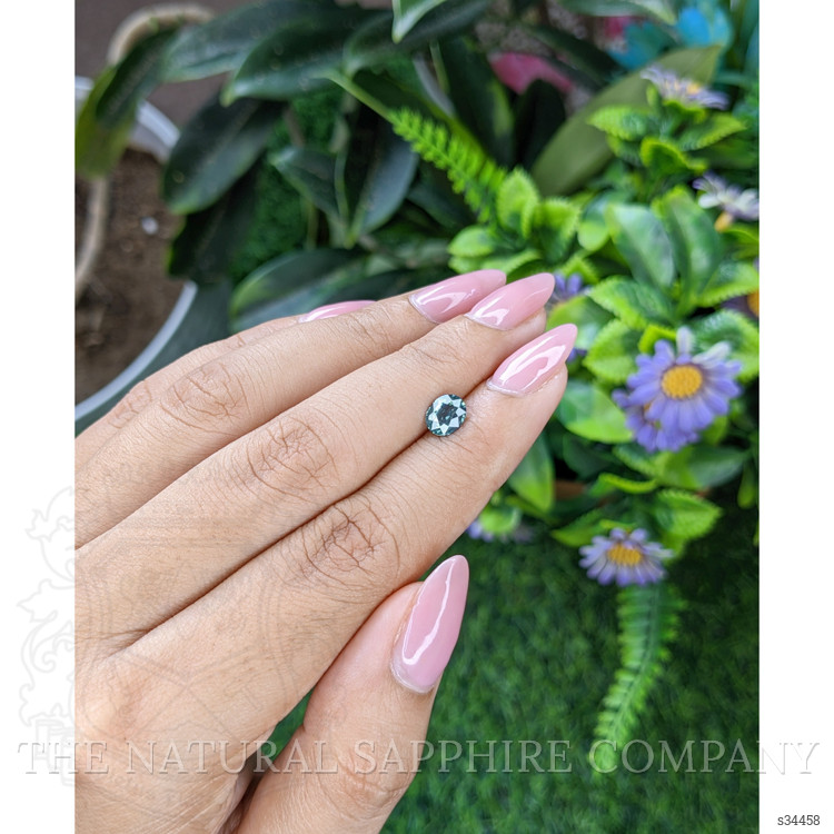 0.99 Ct. Bluish Green Sapphire from Madagascar