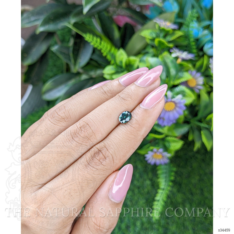 1.12 Ct. Bluish Green Sapphire from Madagascar