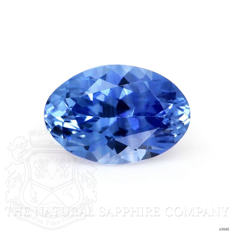 0.58 Ct. Blue Sapphire from Ceylon (Sri Lanka)