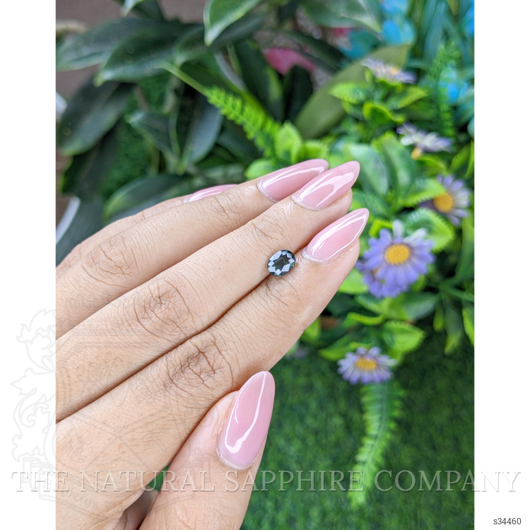 0.87 Ct. Bluish Green Sapphire from Madagascar