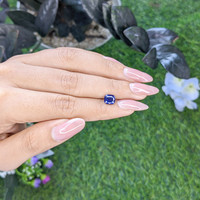 1.51 Ct. Blue Sapphire from Tanzania Life Style