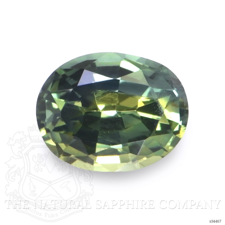 0.63 Ct. Yellowish Green Sapphire from Madagascar