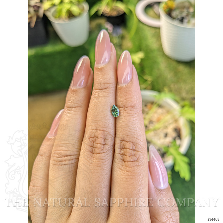 0.54 Ct. Green Sapphire from Madagascar