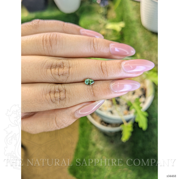 0.54 Ct. Green Sapphire from Madagascar