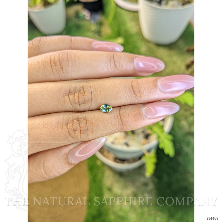 0.58 Ct. Bi Color Sapphire from Madagascar