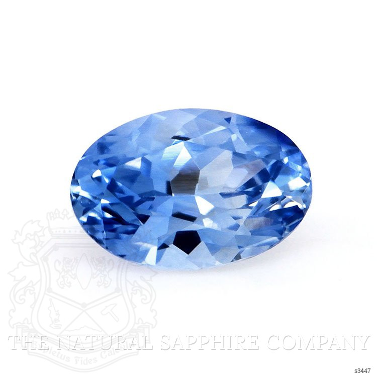 0.58 Ct. Blue Sapphire from Ceylon (Sri Lanka)